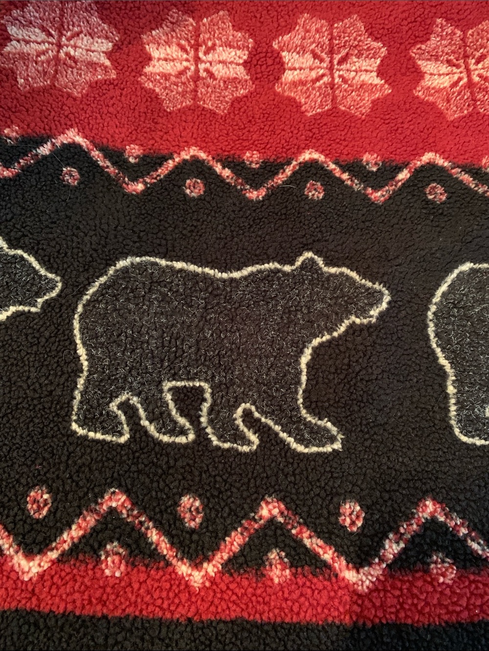 Bear Snuggle Blanket Camping Log Cabin  Horse Ranch Alaska Rustic Dog Blanket